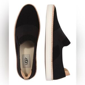 UGG Sammy Slip-On Knit Black Sneakers Size 10